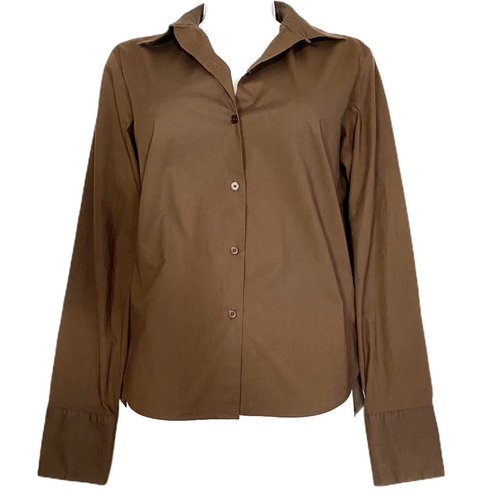 Brooks Brothers Stretch Brown Button Down Shirt